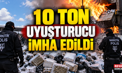 İstanbul’da 10 Tona Yakın Uyuşturucu İmha Edildi