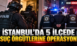 İstanbul’da 5 İlçede Suç Örgütlerine Operasyon: 12 Gözaltı