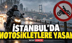 İstanbul'da Motosikletlerin Trafiğe Çıkışı Yasaklandı