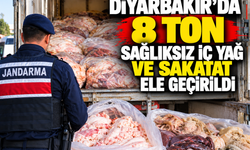 Diyarbakır’da 8 ton sağlıksız gıda yakalandı
