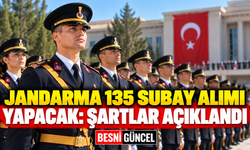 Jandarma 135 Subay Alımı Yapacak: Şartlar Açıklandı