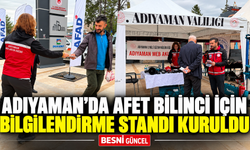 Kent Meydanı’nda Vatandaşlara Afet Bilinci Anlatıldı