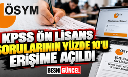 2026-KPSS Ön Lisans temel soru kitapçığı yayımlandı