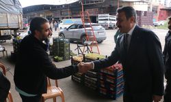 MHP Diyarbakır İl Başkanı Özcoşkun, esnafı ziyaret etti