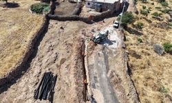 Midyat'ta 4 bin metre atık su hattı tamamlandı