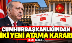 Cumhurbaşkanlığından iki yeni atama kararı