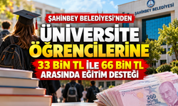 Şahinbey Belediyesi 1 Milyar TL Eğitim Desteği Verecek