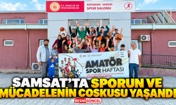 Samsat’ta Amatör Spor Haftası Coşkuyla Kutlandı