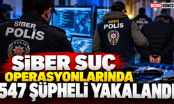Siber suç operasyonlarında 547 şüpheli yakalandı