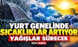 Sıcaklıklar artıyor, yağışlı hava hafta sonu çekiliyor
