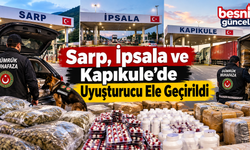 Gümrük Kapılarında Uyuşturucu Operasyonu: 5 Ayrı Baskın