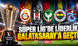 Trendyol Süper Lig'de Galatasaray Liderliğe Yükseldi