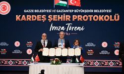 Gaziantep ve Gazze Kardeş Şehir Protokolü İmzalandı