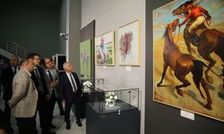 TJK Resim Yarışmasının 39 Eseri Şanlıurfa'da Sergileniyor