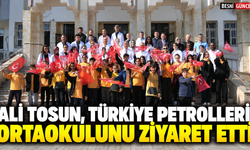 Ali Tosun, Türkiye Petrolleri Ortaokulunu Ziyaret Etti
