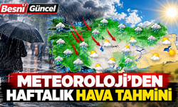 Meteoroloji’den 17-23 Ekim Hava Tahmini: Yağışlar Sürecek