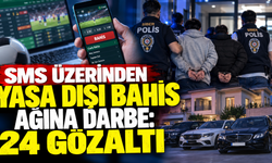 Yasa Dışı Bahis Operasyonunda 24 Gözaltı