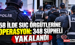 Yeni Nesil Suç Örgütlerine 58 İlde Darbe