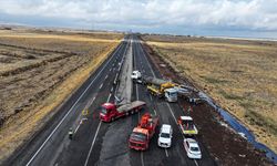 Diyarbakır-Şanlıurfa Yolu Tanker Kazasıyla Kapandı