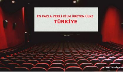 Türkiye Yerli Film Üretiminde 1 Numara