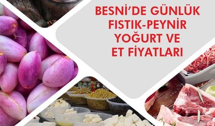 BESNİ'DE GÜNLÜK PAZAR FİYATLARI 08.12.2023