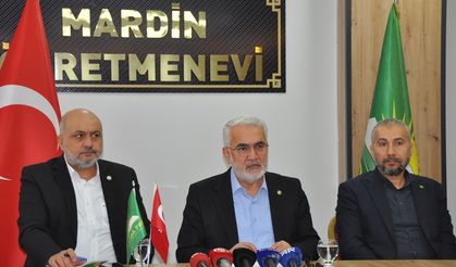 HÜDA PAR Genel Başkanı Yapıcıoğlu, Mardin'de konuştu:
