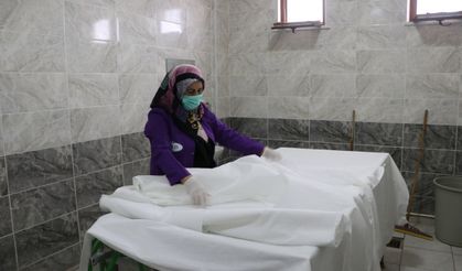 Kilisli kadın, merak saldığı gassallığı 9 yıldır sürdürüyor