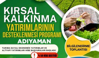 Adıyaman’da Hibe Desteği İle İlgili Bilgilendirme toplantısı