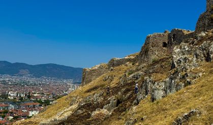 Fethiye Kalesi kazı alanında çıkan yangın söndürüldü