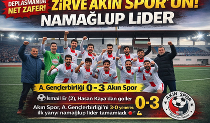 Zirve Akın Spor’un! Namağlup Lider