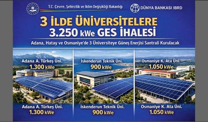 Bakanlık’tan Üç İlde Güneş Enerjisi Santrali İhalesi