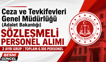 Cezaevlerine 6 Bin 100 Yeni Personel Alınacak