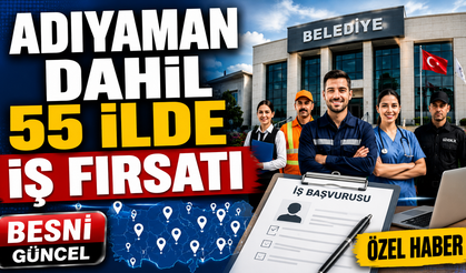 55 İlde Belediye Personeli Alınacak