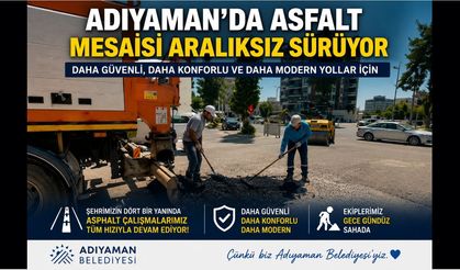 Adıyaman Belediyesi Yol Konforunu Artırıyor