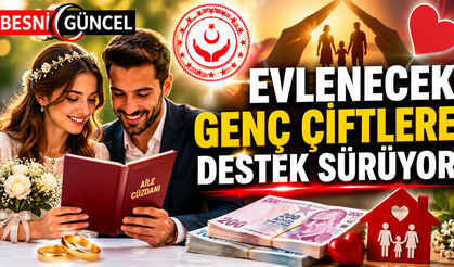 Evlenecek Genç Çiftlere Destek Sürüyor