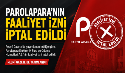 Elektronik Para Kuruluşunun İzni Kaldırıldı