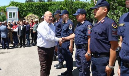 Vali Küçük Belören Jandarmasını Ziyaret Etti