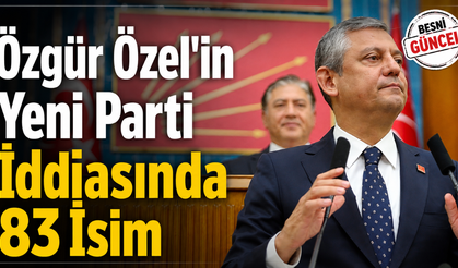Özgür Özel'in Yeni Partisi İçin 83 İsim İddiası