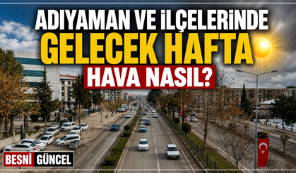 Adıyaman ve İlçelerinde 7 Günlük Hava Durumu!