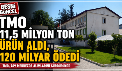 TMO, 11,5 Milyon Ton Ürün Aldı