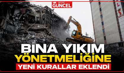 Bina Yıkım Yönetmeliğine Yeni Kurallar Eklendi