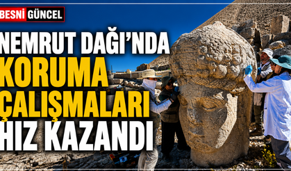 Nemrut Dağı'nda Koruma Çalışmaları Hız Kazandı