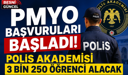 Polis olmak isteyenlere müjde: 2026 PMYO başvuruları başladı