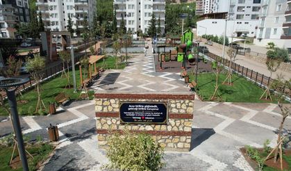 Cumhuriyet Mahallesi’ndeki yeni parkta çalışmalar tamamlandı