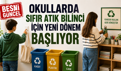 Yeni Eğitim Yılında Okullarda Sıfır Atık Çalışmaları Başlıyor