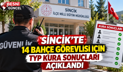 Sincik’te Bahçe Görevlisi Alımı İçin Asil Liste Belli Oldu