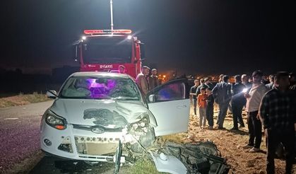 Mardin'de Otomobil Motosiklet Kazası