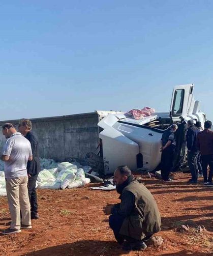 Kaza Siverek-Diyarbakır karayolunu 2 saat kapattı