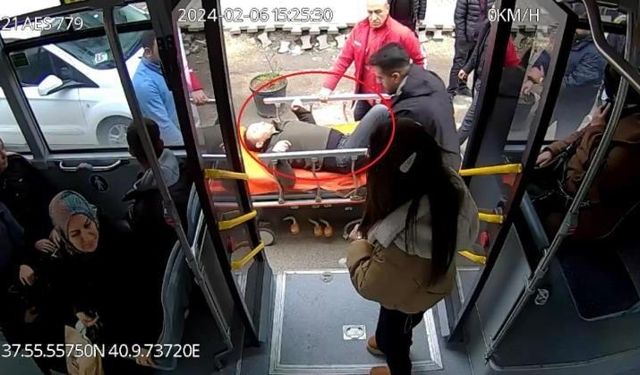 Diyarbakır’da otobüs şoförü, rahatsızlanan öğretmeni hastaneye böyle yetiştirdi
