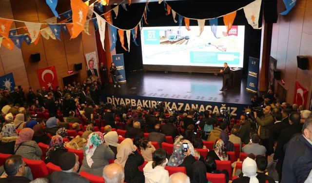 AK Parti Diyarbakır Büyükşehir Belediye Başkan adayı Bilden, istihdam sağlayan 26 projeyi anlattı
